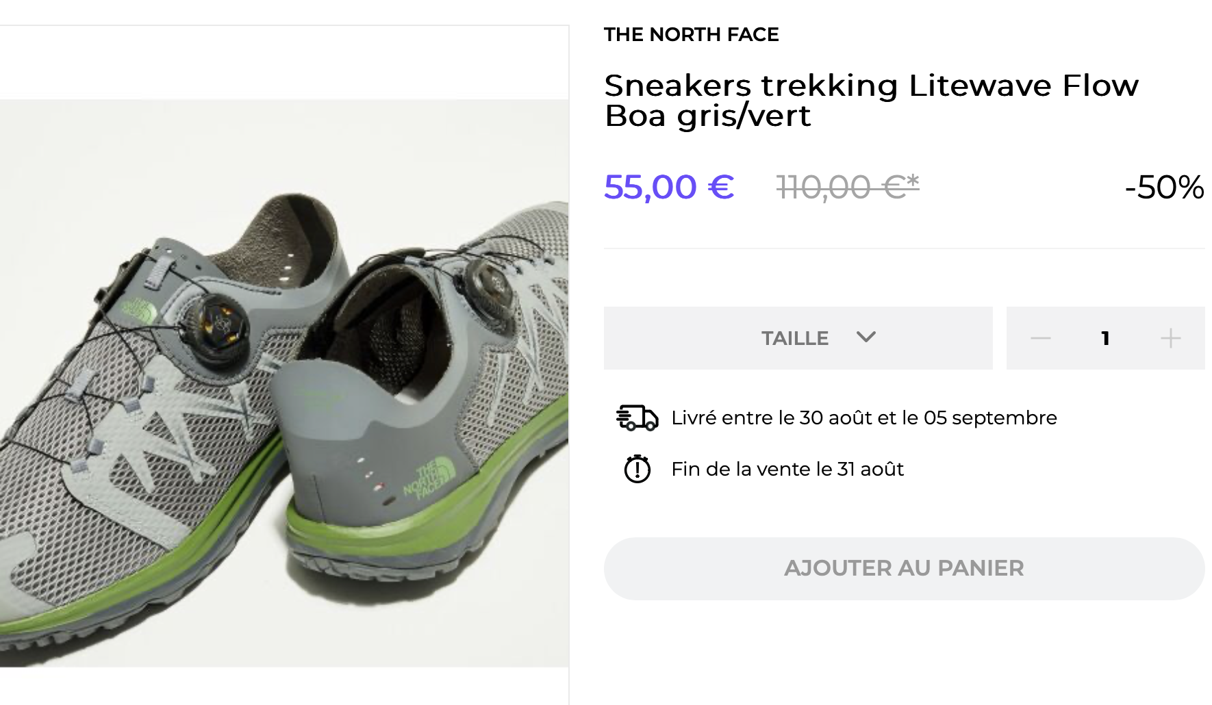 sneakers de trekking litewave flow boa