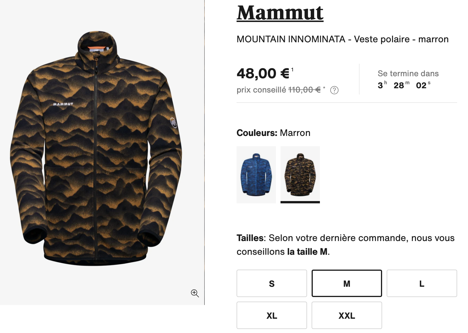 MOUNTAIN INNOMINATA - Veste polaire - marron