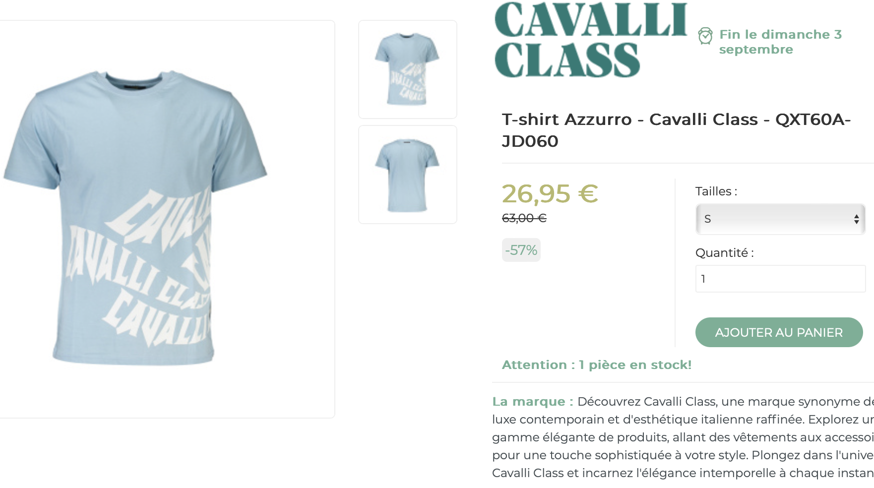 T-shirt Azzurro