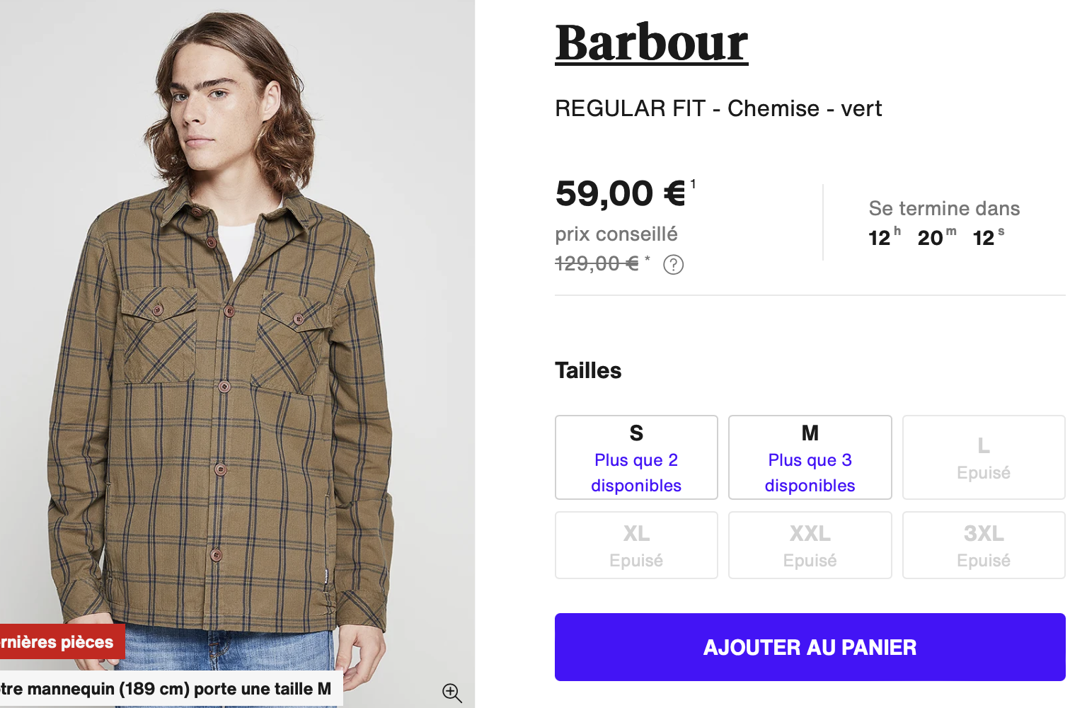 Barbour REGULAR FIT - Chemise - vert