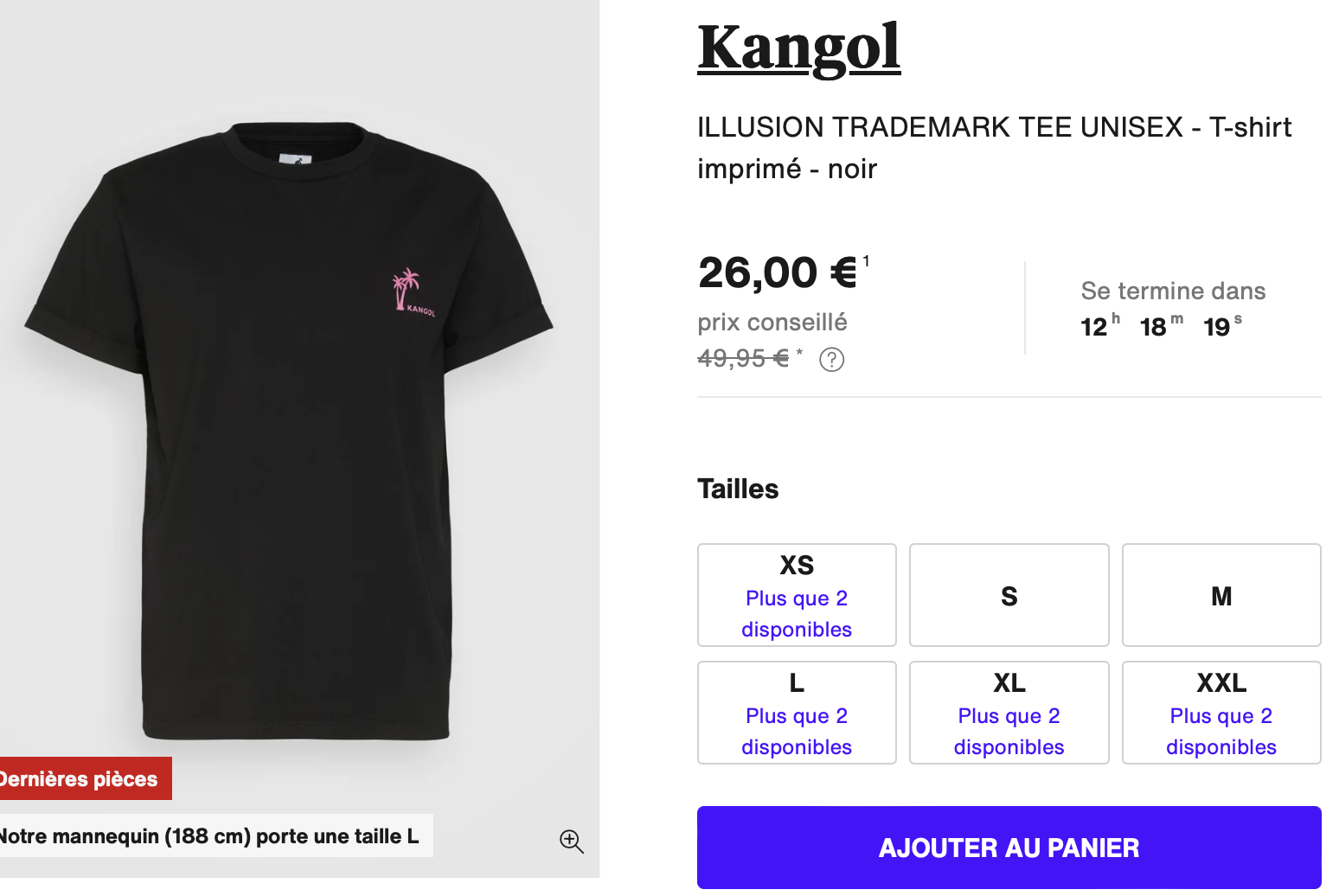 Kangol ILLUSION TRADEMARK TEE UNISEX - T-shirt imprimé - noi