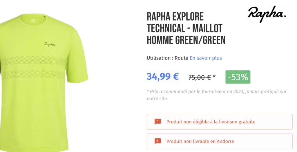 RAPHA EXPLORE TECHNICAL - MAILLOT HOMME GREEN/GREENRAPHA EXPLORE TECHNICAL - MAILLOT HOMME GREEN/GREEN