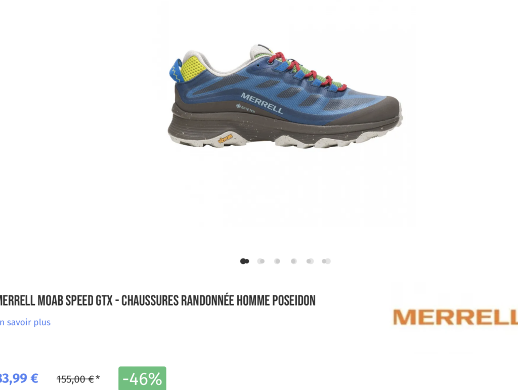 MERRELL MOAB SPEED GTX