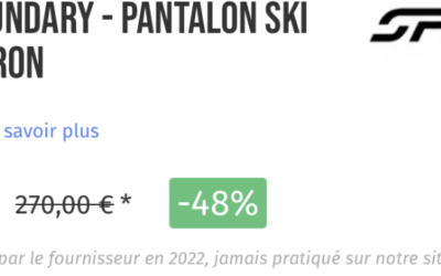 Pantalon de ski spider Homme