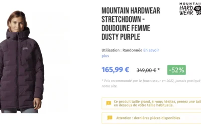 Mountain hardwear doudoune par eva personal shopper