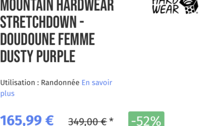 Mountain hardwear doudoune par eva personal shopper