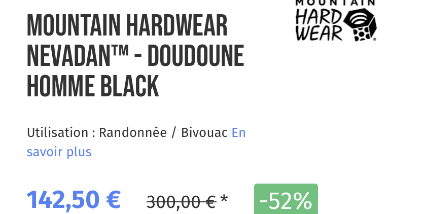 DOUDOUNE HOMME BLACK