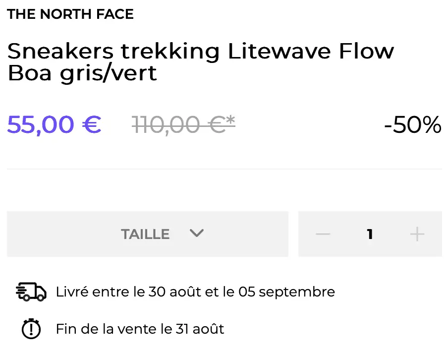 sneakers de trekking litewave flow boa