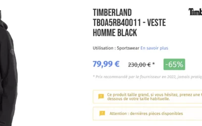 Timberland veste par Eva personal shopper