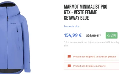 veste Marmot par Eva personal shopper