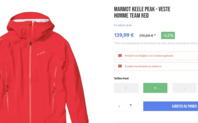 Marlot veste rouge par eva personal shopper