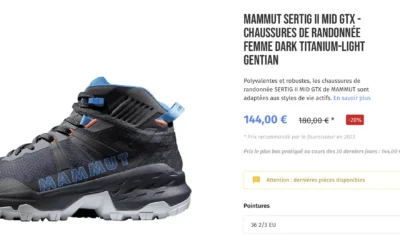 Mammut chaussures rando par eva personal shopper