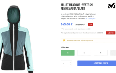 Millet veste ski par eva personal shopper