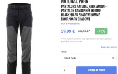 Natural park Pantalon randonnée par eva personal shopper