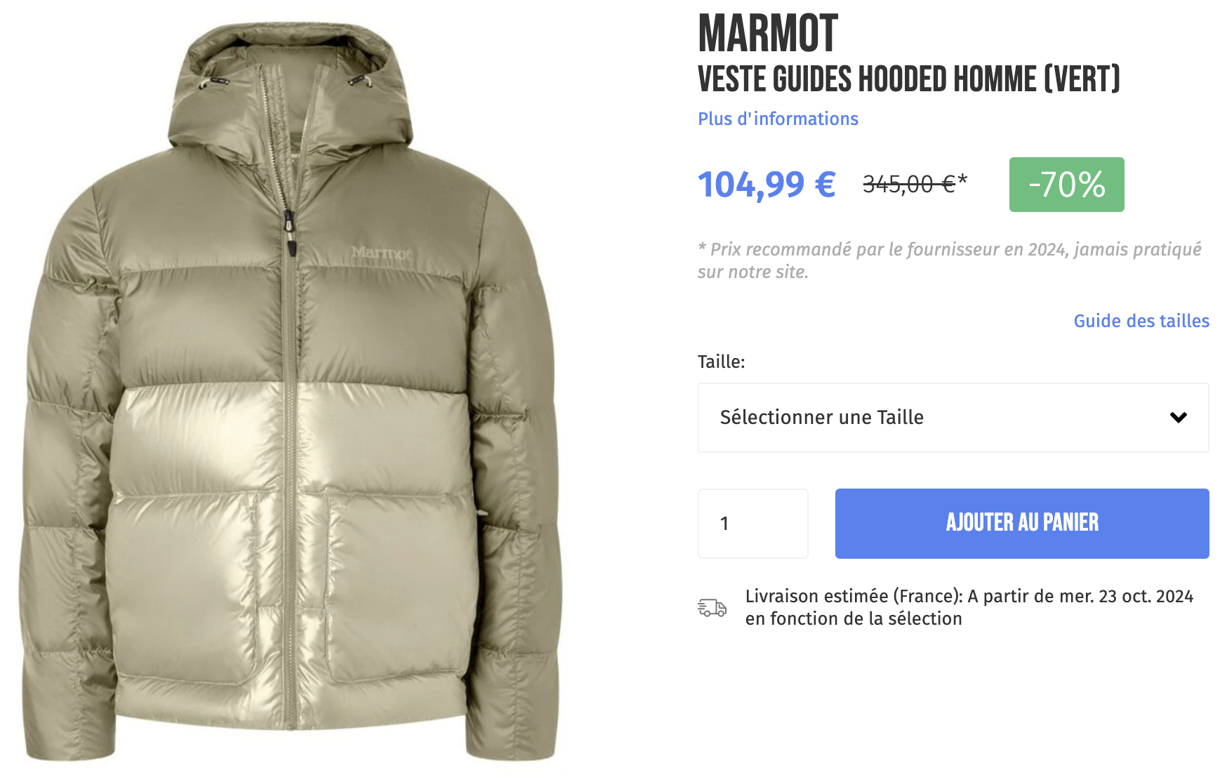 Marmot Veste Guides Hooded