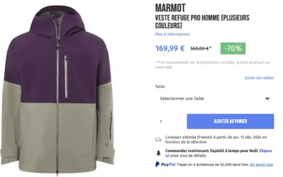 Marmot Veste Refuge par Eva personal shopper