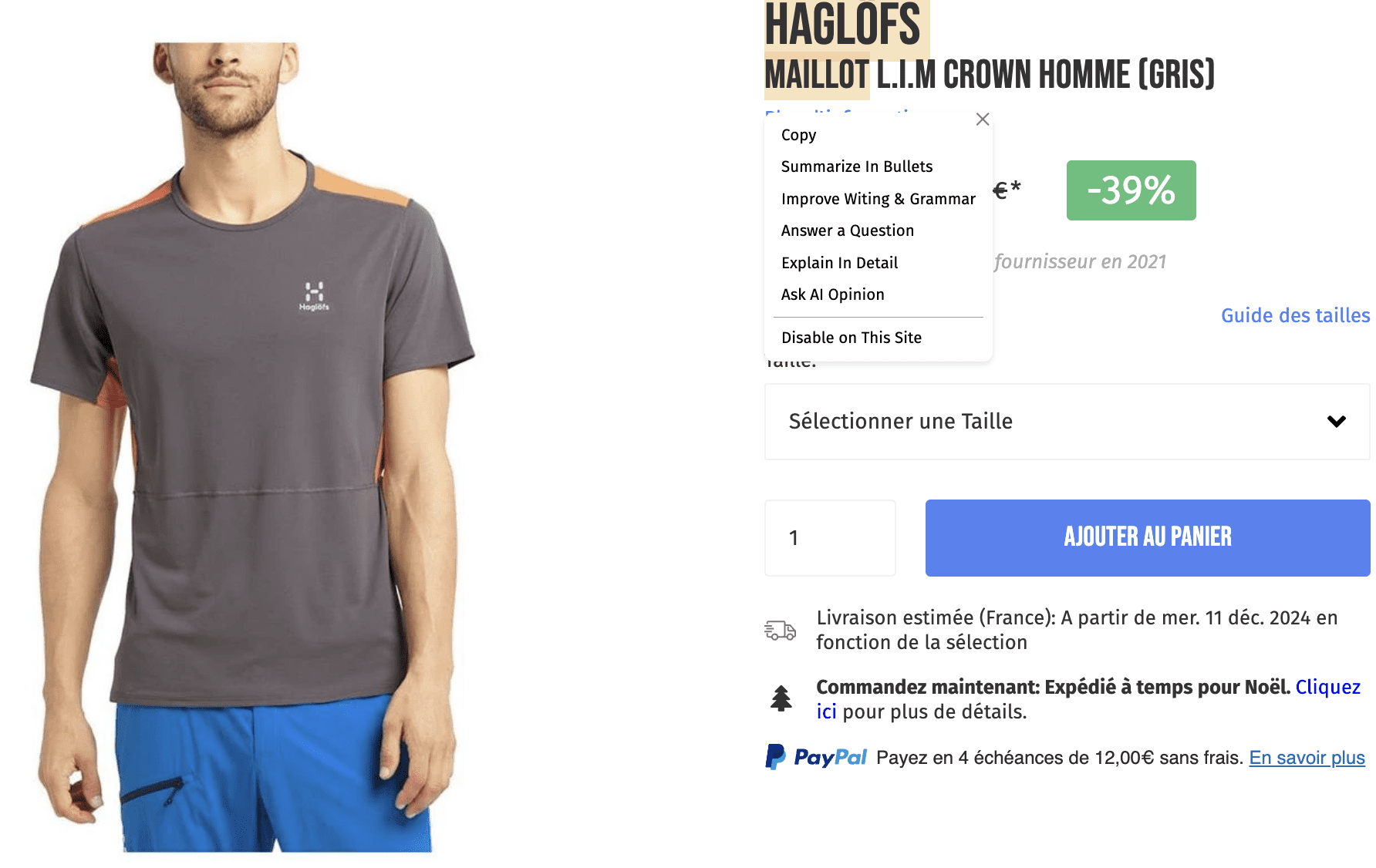 Haglöfs Maillot privatesportshop black days