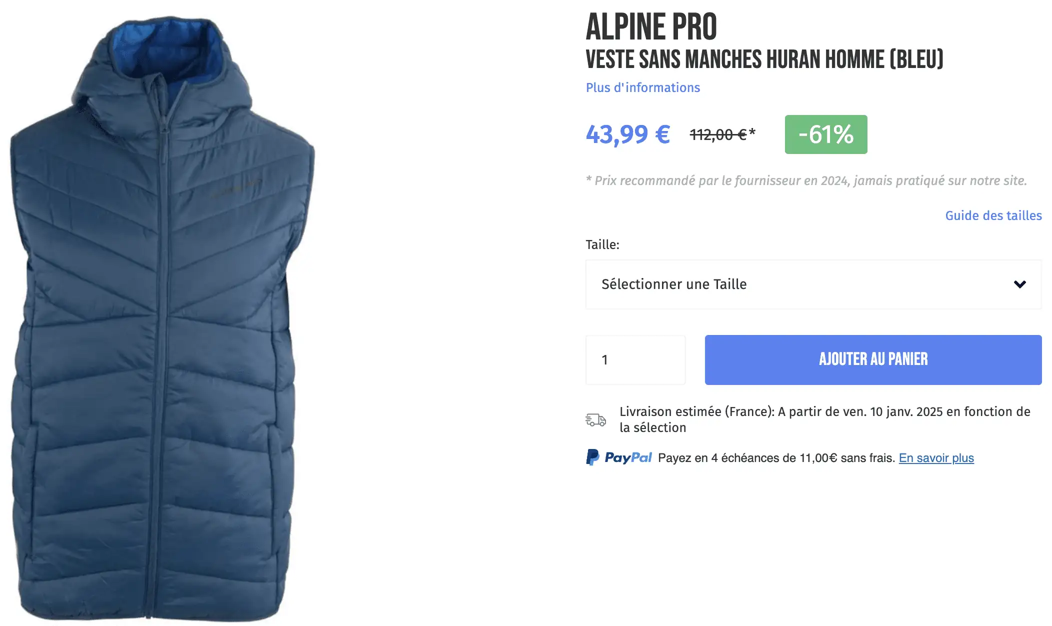 Alpine pro veste huran
