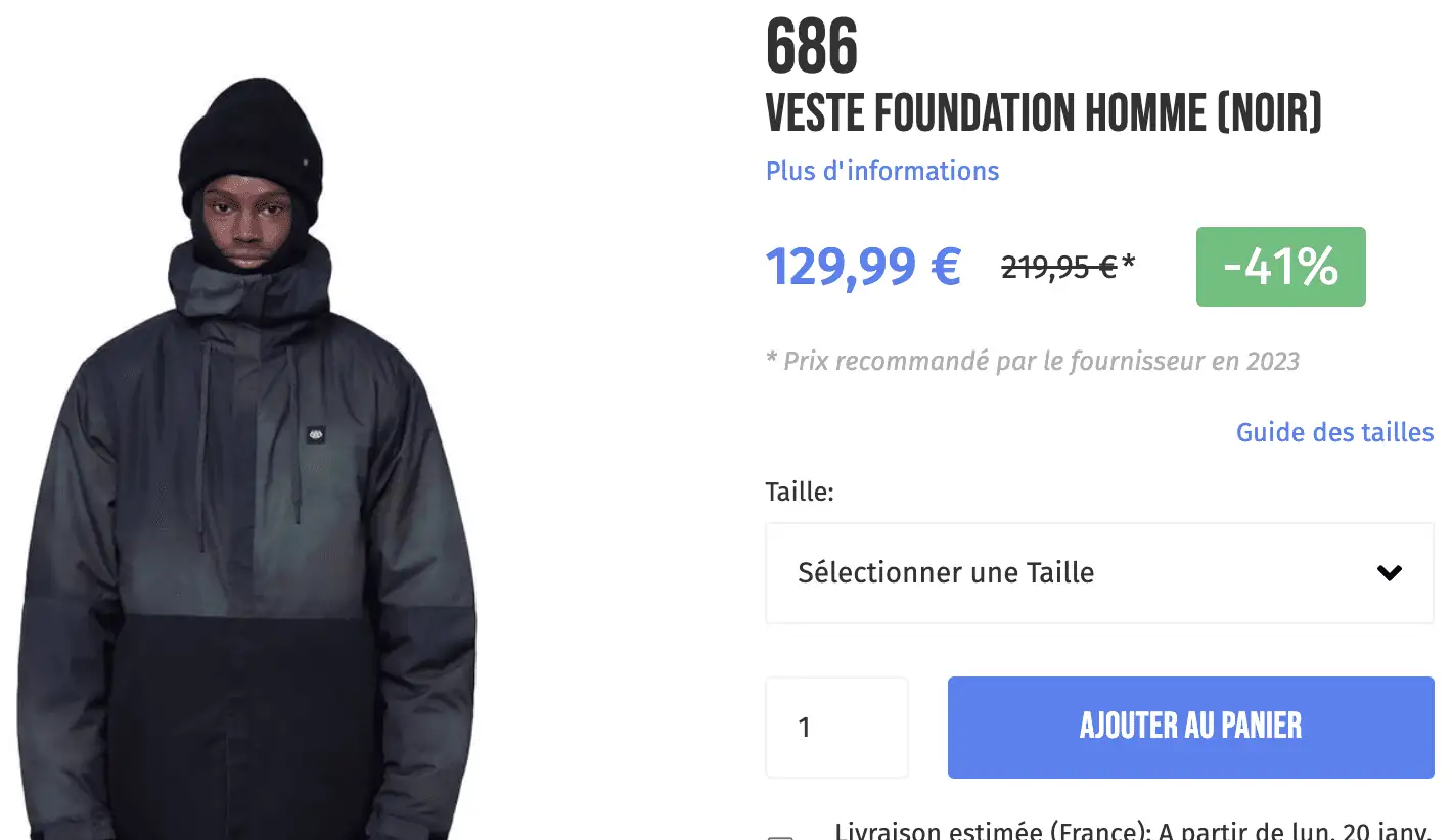 686 Veste Foundation Homme
