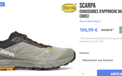 SCARPA approche rapide par eva personal shopper