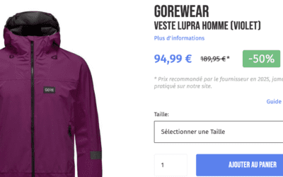 GOREWEAR veste lupra violet par eva personal shopper