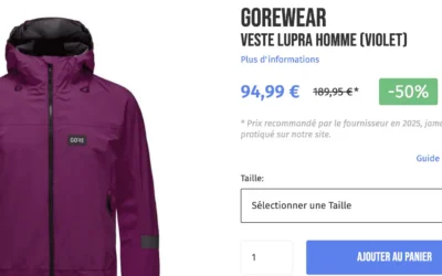 GOREWEAR veste lupra violet par eva personal shopper
