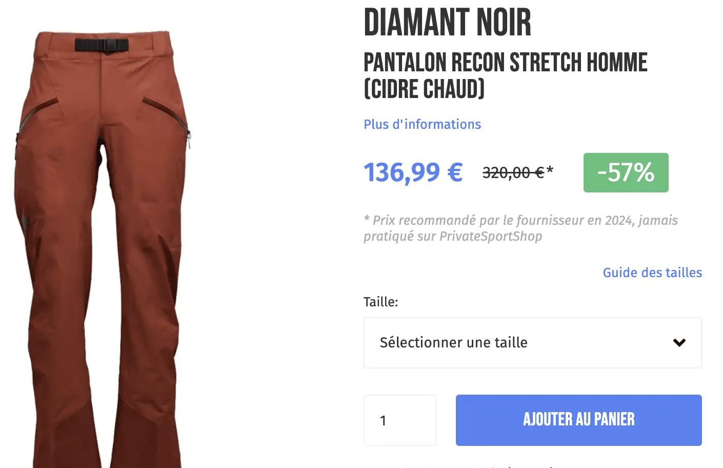 Black Diamond ski pants