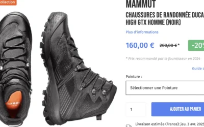 Mammut Ducan II High GTX par eva personal shopper