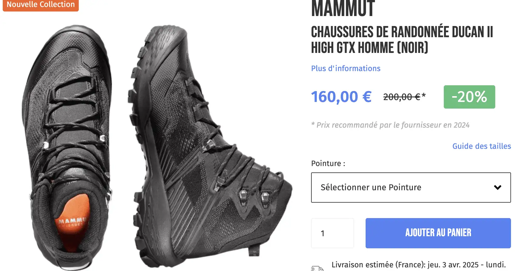 Mammut Ducan II High GTX