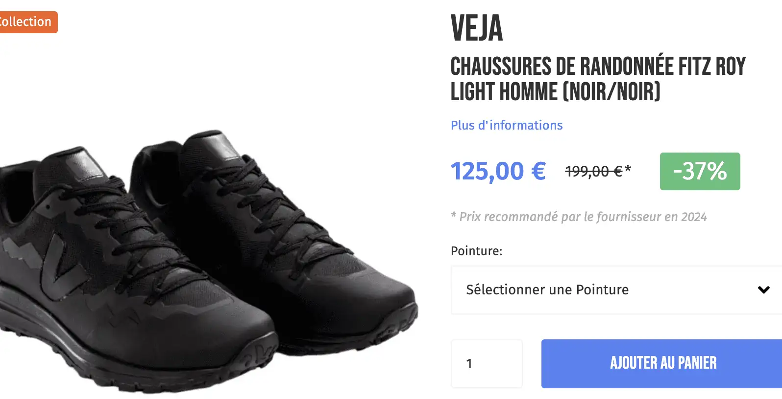 Veja Chaussures de Randonnée Fitz Roy Light