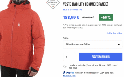 Spyder veste ski liability par eva personal shopper