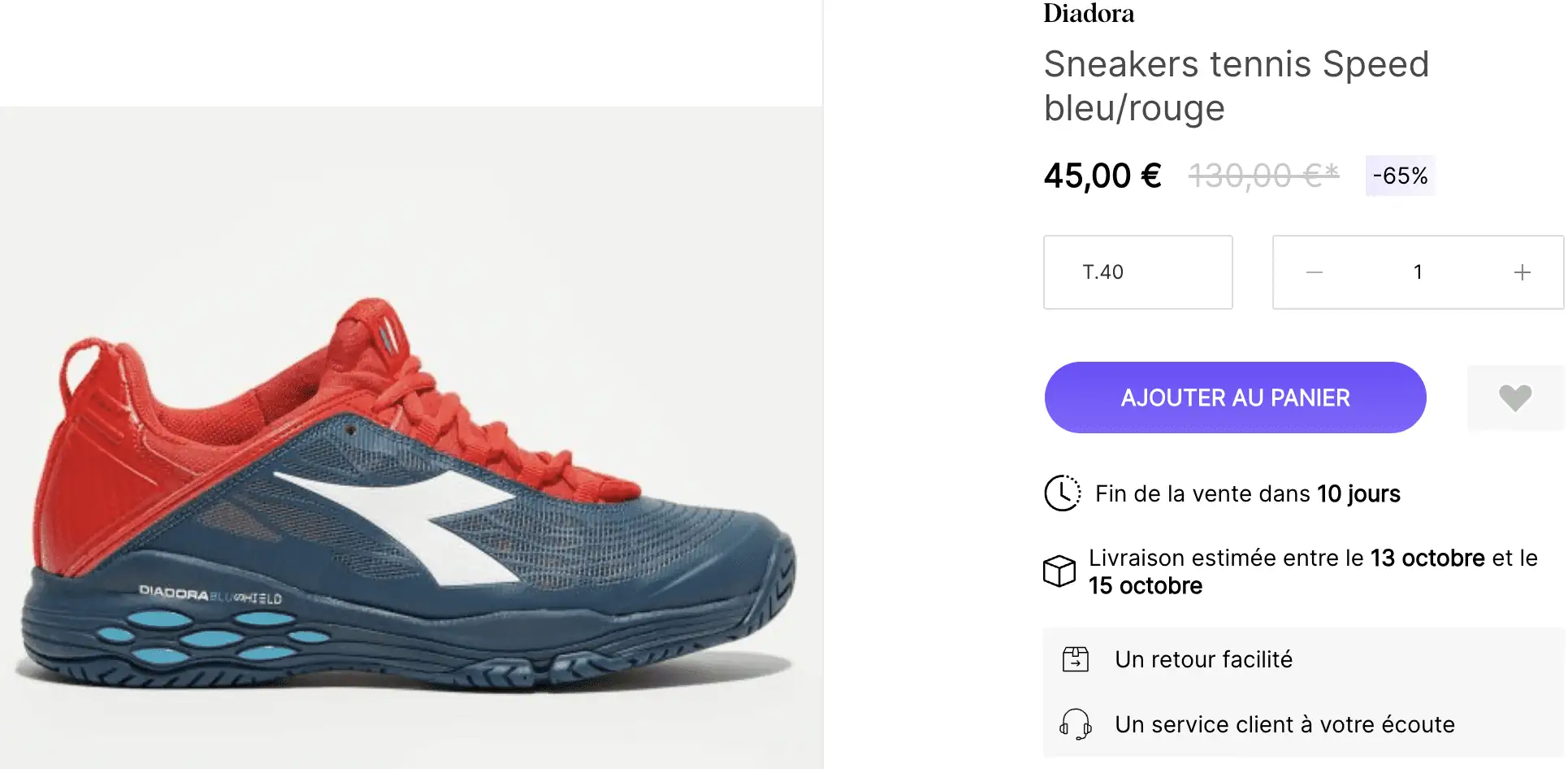 Diadora sneackers tennis personal shopper