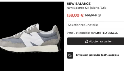 New Balance modele 327 par eva personal shopper