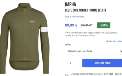 Rapha veste winter par eva personal shopper