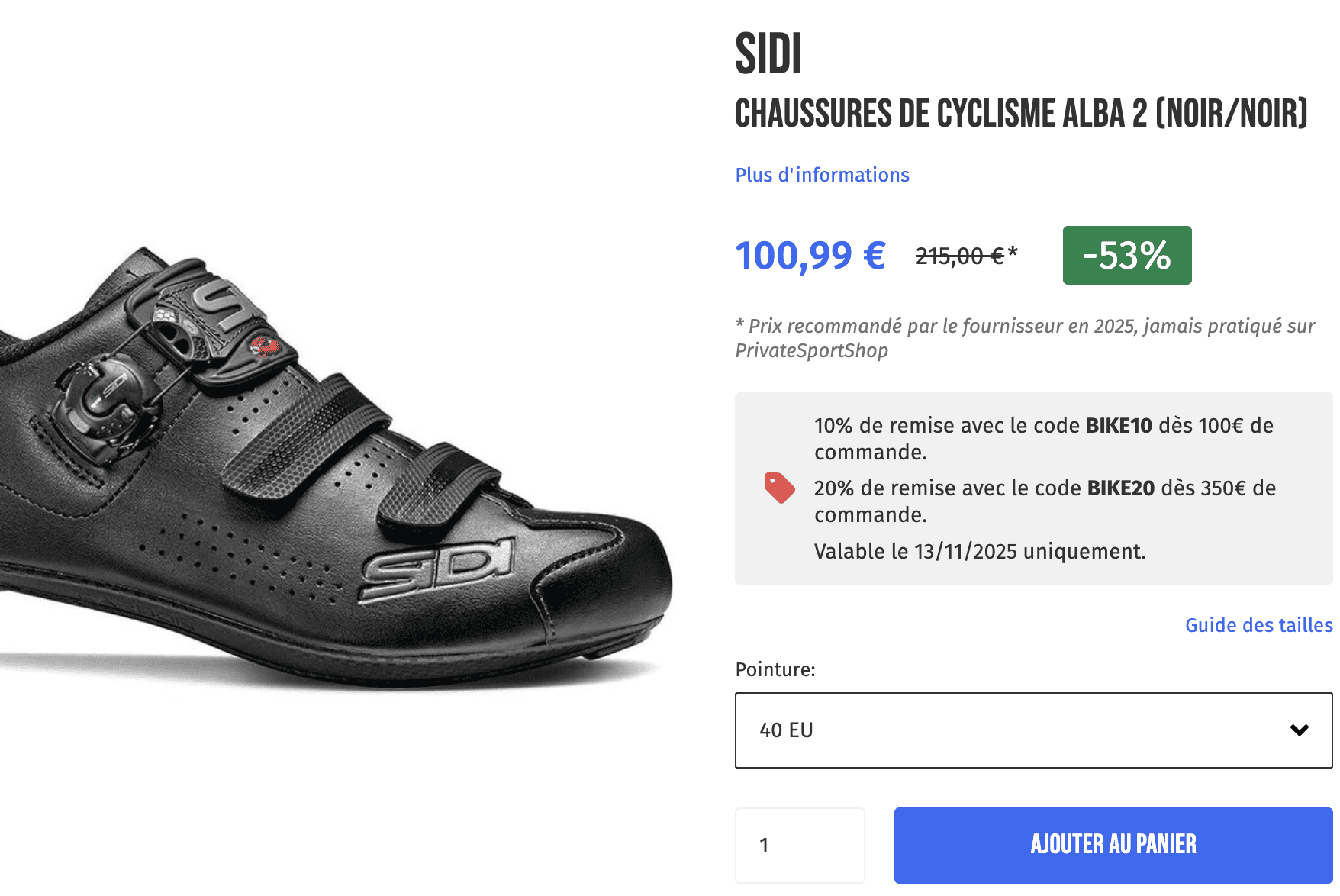 SIDI alba 2 chaussures cyclisme