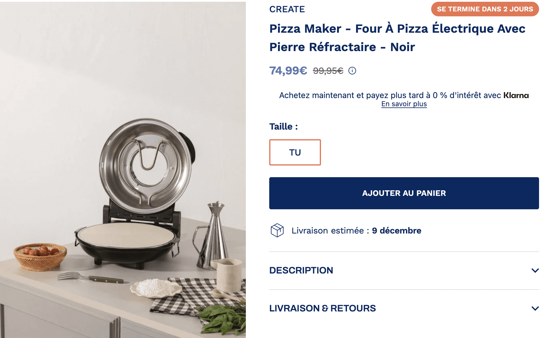 pizza maker black friday photo