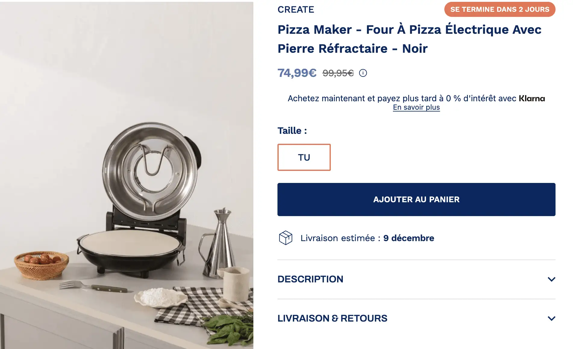 pizza maker black friday photo