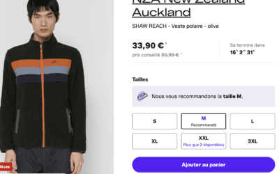 NZA shaw reach polaire par eva personal shopper