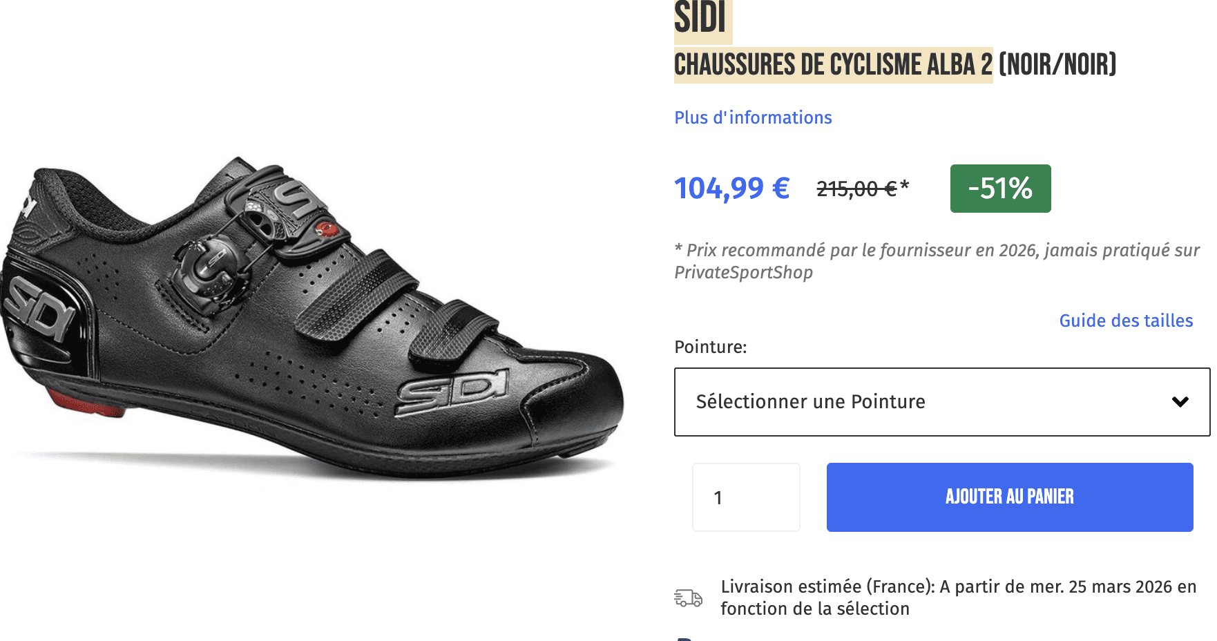 SIDI Cyclisme Alba 2