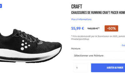 CRAFT running pacer par eva personal shopper