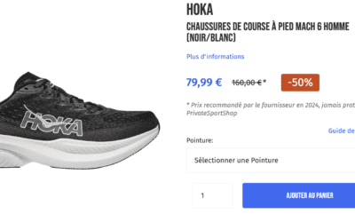 Hoka running mach 6 par eva personal shopper