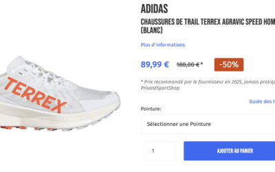 Terrex trail Agravic Speed par eva personal shopper