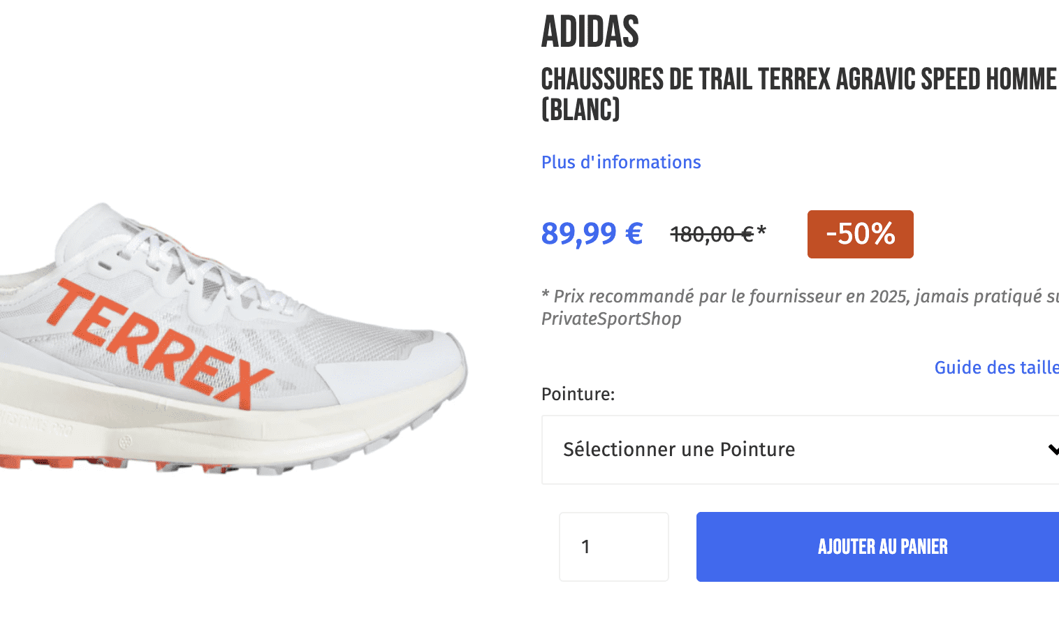 Terrex trail Agravic Speed