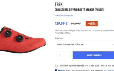 Trek chaussures route velocis par eva personal shopper